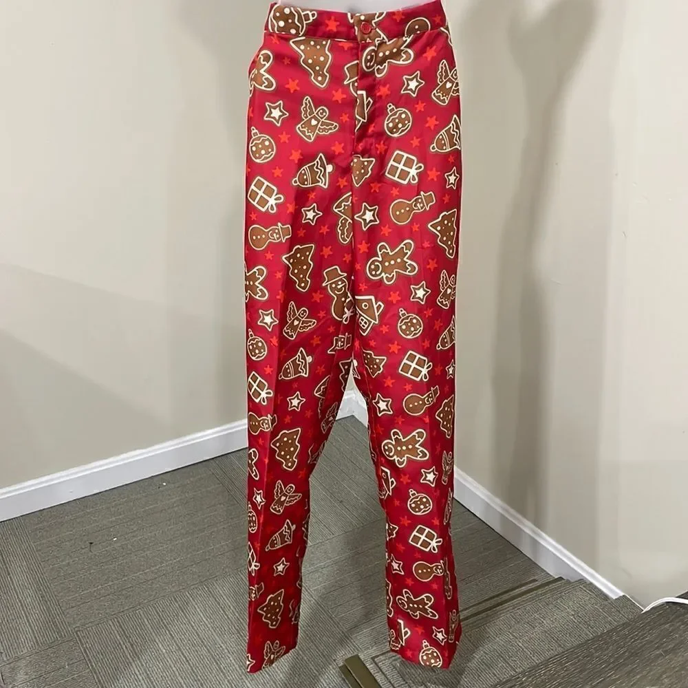 NWOT Christmas Ugly Cute Tacky Pants.  Size 42-44 Men's L large